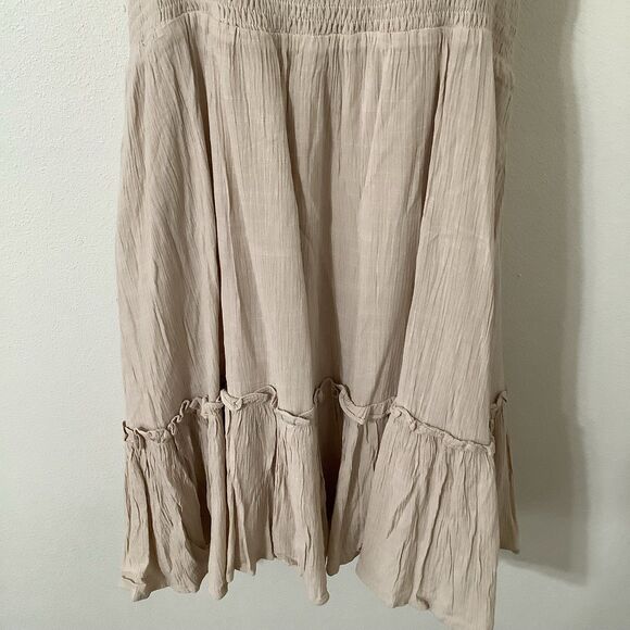 The Post Tiered Feminine Romantic Cottagecore Ruffle Babydoll Fairy Mini Dress L - Picture 3 of 12